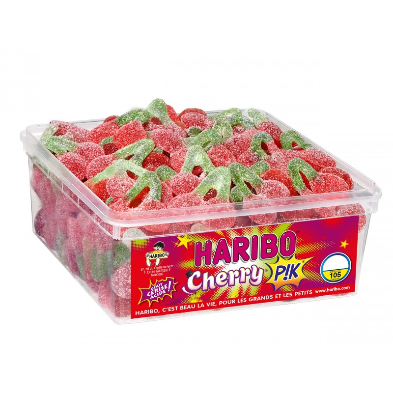 Cherry Pik Haribo boite de 105 pièces – Comax