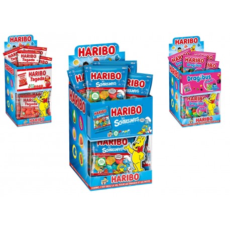 Pack HARIBO: 3 Maxiboites de 30 sachets
