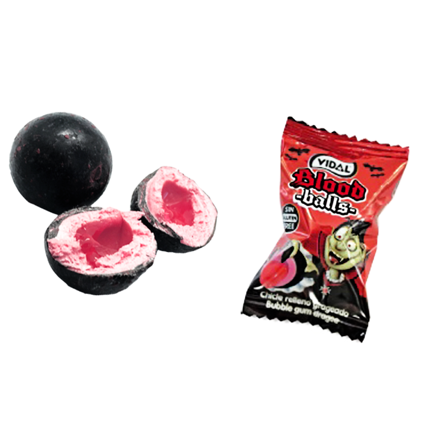 10 boules de chewing gum multicolores - Bonbon anniversaire