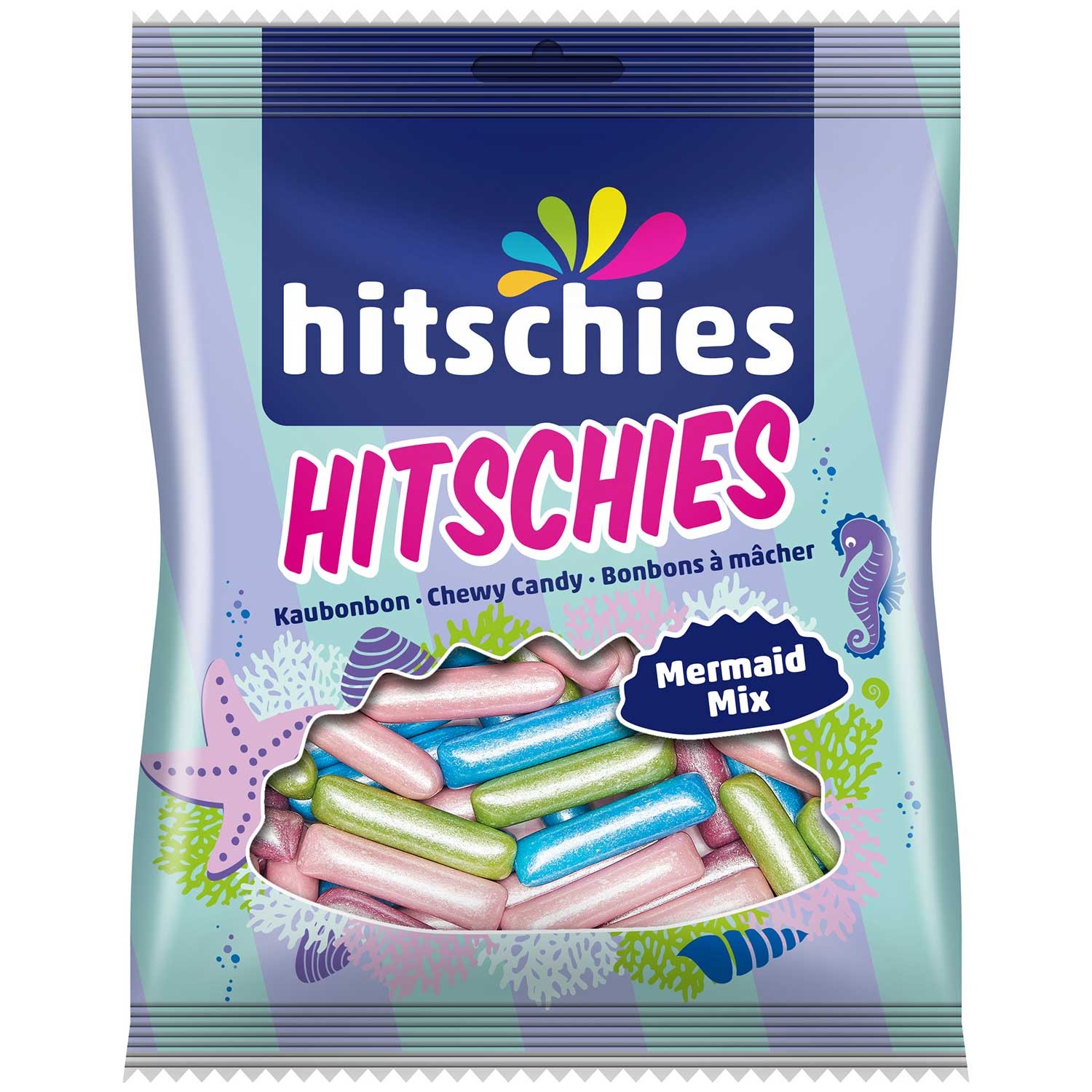 Hitschler Hitschies Mermaid Edition , 125 G (Lot De 1) 