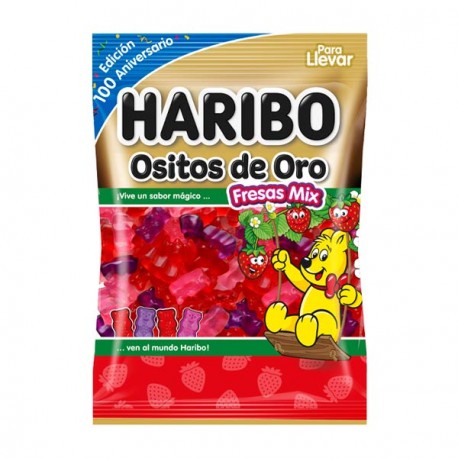 Ours d'or Haribo - Mix Fraise