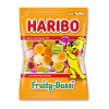 Sachet Haribo orange avec le nounours Haribo et mes bonbon gélifiés à l'intérieur