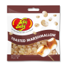 Sachet de jelly belly blanc et marron avec des illustration de marshmallow grillé