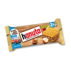 paquet de gaufrette avec une gaufrette dessus de noisette