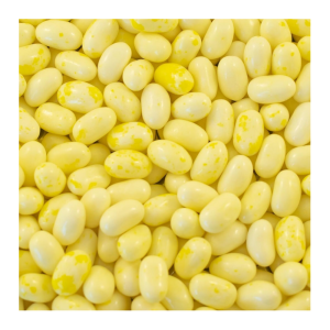 vrac dragées des jelly belly jaune au goût de pop corn