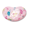 Jelly belly dragées rose et multicolores avec écrit jelly belly en blanc