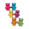 Oursons couple haribo qui se tiennent la main individuel