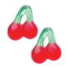 Bonbon individuel cerise happy cherry haribo rouge et vert