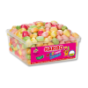 Boite tubo des bonbons mao croqui fruits de chez haribo aux multiples couleurs