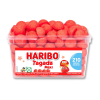 Boite tubo de bonbon tagada de chez Haribo rouges