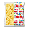 Gros conditionnement sachet de banan's jaune en forme et au goût de banane