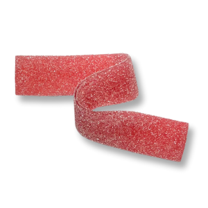 Pasta Basta fraise pik de chez Haribo, qui est un fil ceinture rouge au goût de fraise