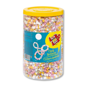 Boite tubo de colliers de bonbons