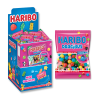 Boite présentoir de mini sachet de dragibus multicolores de chez Haribo