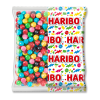 Gros conditionnement sachet de dragibus soft de chez Haribo multicolores