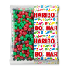 Gros conditionnement sachet de fraizibus haribo rouge, vert et noir