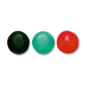 Fraizibus individuel rouge, vert et noir de chez Haribo