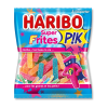 Sachet bleu des super frites haribo de plusieurs couleurs