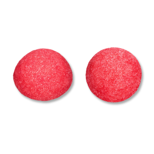 Tagada individuelle de chez Haribo, rouge et au goût de fraise