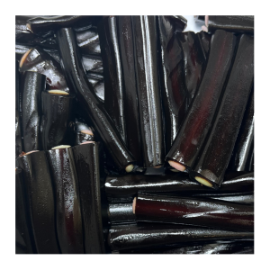 Vrac de bâtonnets noir Haribo de réglisse