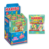Boite présentoirs de mini sachets verts rainbow pik de chez Haribo