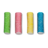 Rainbow pik de chez haribo en indiviuel de couleur vert, jaune, rose et bleu