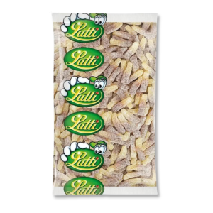 Sachet gros conditionnement de colabizz de la marque lutti qui sont des bonbons au cola en forme de bouteille