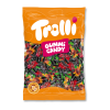 Sachet gros conditionnement de tarentules trolli qui sont des bonbons en gélatine en forme de tarentules