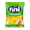 Sachet de 90g de banane fini qui sont des bonbons jaune en forme et au gout de banane
