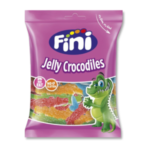 Sachet 90g de crocrodile candy bi-texturé qui sont des bonbons acidulés en forme de crocrodiles