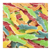 Vrac de crocrodiles candy bi-texturé qui sont des bonbons acidulés en forme de crocrodiles