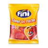 Sachet 90g de coeur de pêche sucré de chez fini qui sont des bonbons à la pêche