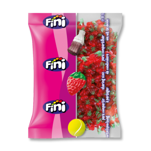 Sachet gros conditionnement de cerise gélifiée lisse qui sont des bonbons en gélatine à la cerise