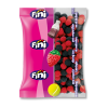 Sachet gros conditionnement de mûres rouges et noires de chez FINI qui sont des bonbons au goût et à la forme de mûres