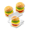 Mini burger trolli qui sont des bonbons gélifiés en forme de burger