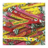 vrac de carambar aux fruits de couleur rouge, rose et jaune et au goût de fruits