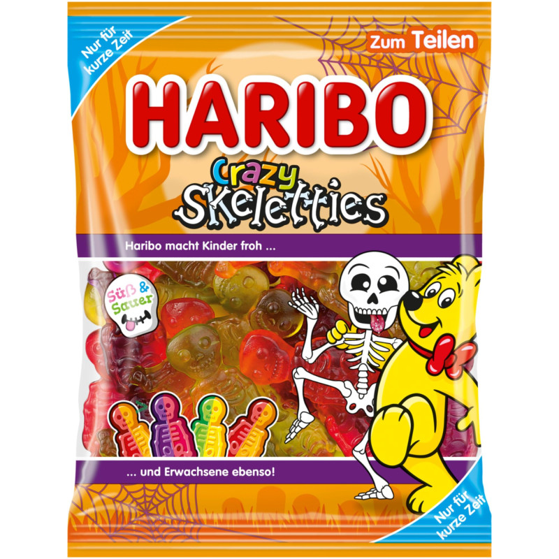 Haribo Crazy Skeletties - 160g