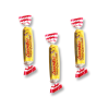 Carambar mini caramel en individuel qui sont des mini pâtes à maché au caramel avec un emballage jaune et rouge