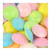 Vrac de soucoupes de poudre pétillante acidulés de couleurs rose, vert, bleu et jaune