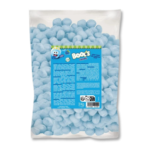 Sachet gros conditionnement de cosmic'bool qui sont des bonbons à maché au goûts de framboise