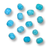 Cosmic'bool individuels qui sont des bonbons à mâcher bleu