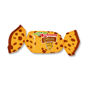 bonbon individuel de krema batna qui est une pâte à macher au goût de caramel et de réglisse aromatisé à l'anis