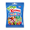 Sachet bleu de krema festival qui sont des pâtes à macher krema aux 10 goûts différents