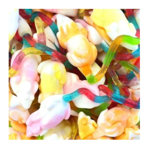 Vrac de mimi la souris qui sont des bonbons gélifiés en forme de souris colorées