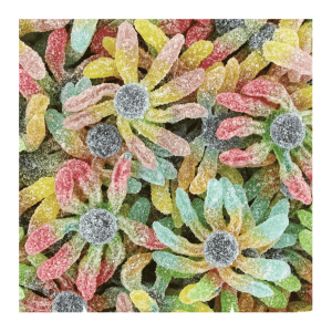 Vrac de joubini poulpe acidulé qui sont des bonbons acidulés en forme de poulpe multicolors