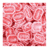 Vrac de bonbon au coquelicot qui sont des bonbons en sucre cuit de couleur rouge