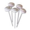 Sucette lollies junior de couleurs rose, bleu et blanc pastel