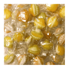 Vrac de cok poudre d'orange et de citron qui sont des bonbon en forme de coquillage avec une poudre effervescente