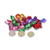 Mini bonbon d'accueil aux fruits citron, cassis, abricot, fraise, framboise de couleur vert, violet, rouge, orange, jaune, rose