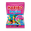 Sachet rose haribo dragibus qui sont des bonbon gélifiés aux fruits